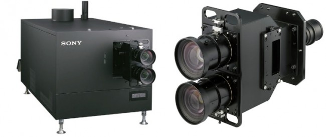 Sony Projector with Dual lens removed