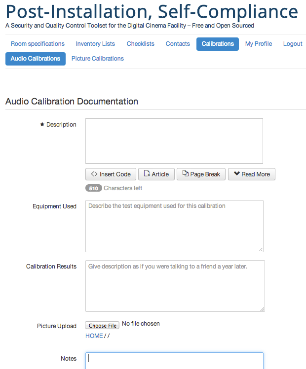 Sample Page – Audio Compliance