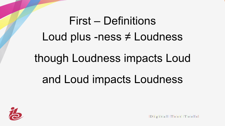 Loudness In Cinema Definition 0
