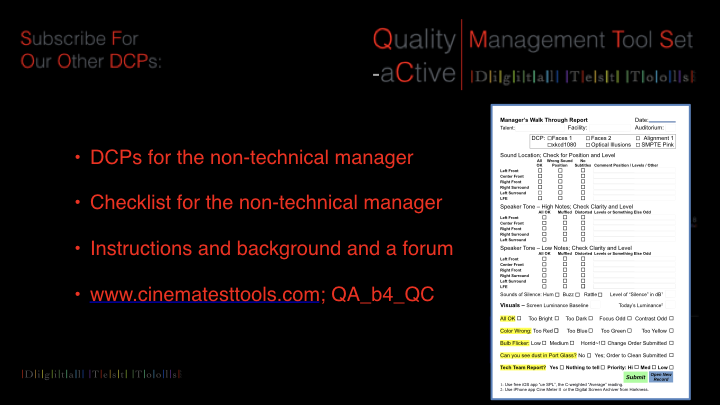 Loudness In Cinema DCPs for Non-Technical Manager